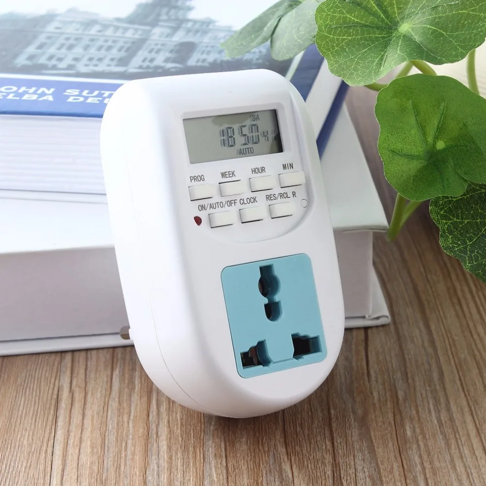 Kebidumei Смарт Цифровой таймер энергии 220V EU Plug Энергосберегающие Таймер