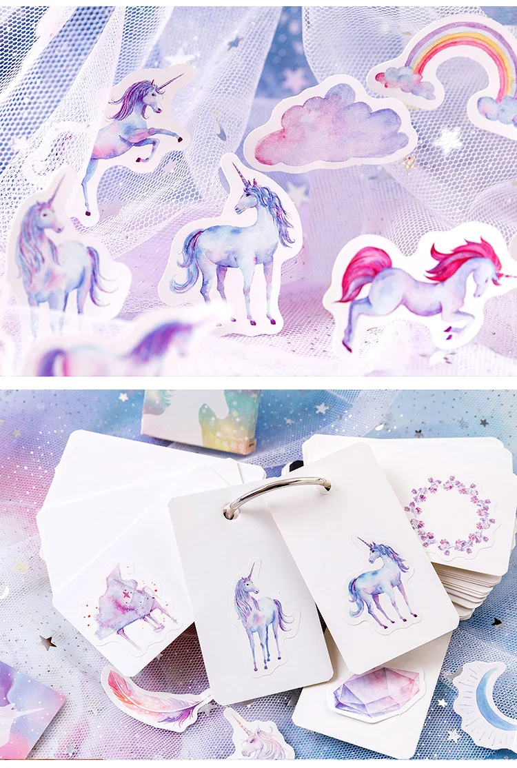 Conjunto Kawaii Papelaria Adesivos Unicórnio Borboleta Diário Planejador Decorativo Móvel Scrapbooking Faça Você Mesmo Artesanato 20 8 diário planejador decorativo móvel adesivos scrapbooking diy artesanato adesivos