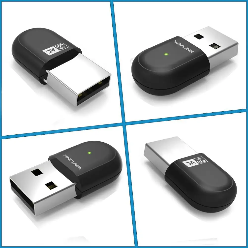 Wavlink USB2.0 AC600 USB wifi адаптер Wi Fi Dual Band 2 4G/5G Беспроводной локальной сети картоприемник