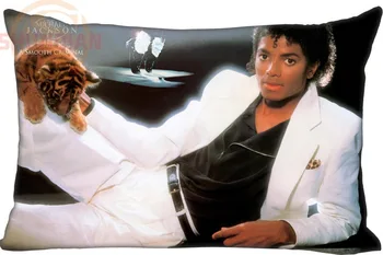 

Michael Jackson Rectangle Pillow Cover Size 45x35cm (one side) Print Custom Zipper Polyester Cotton Pillowcase