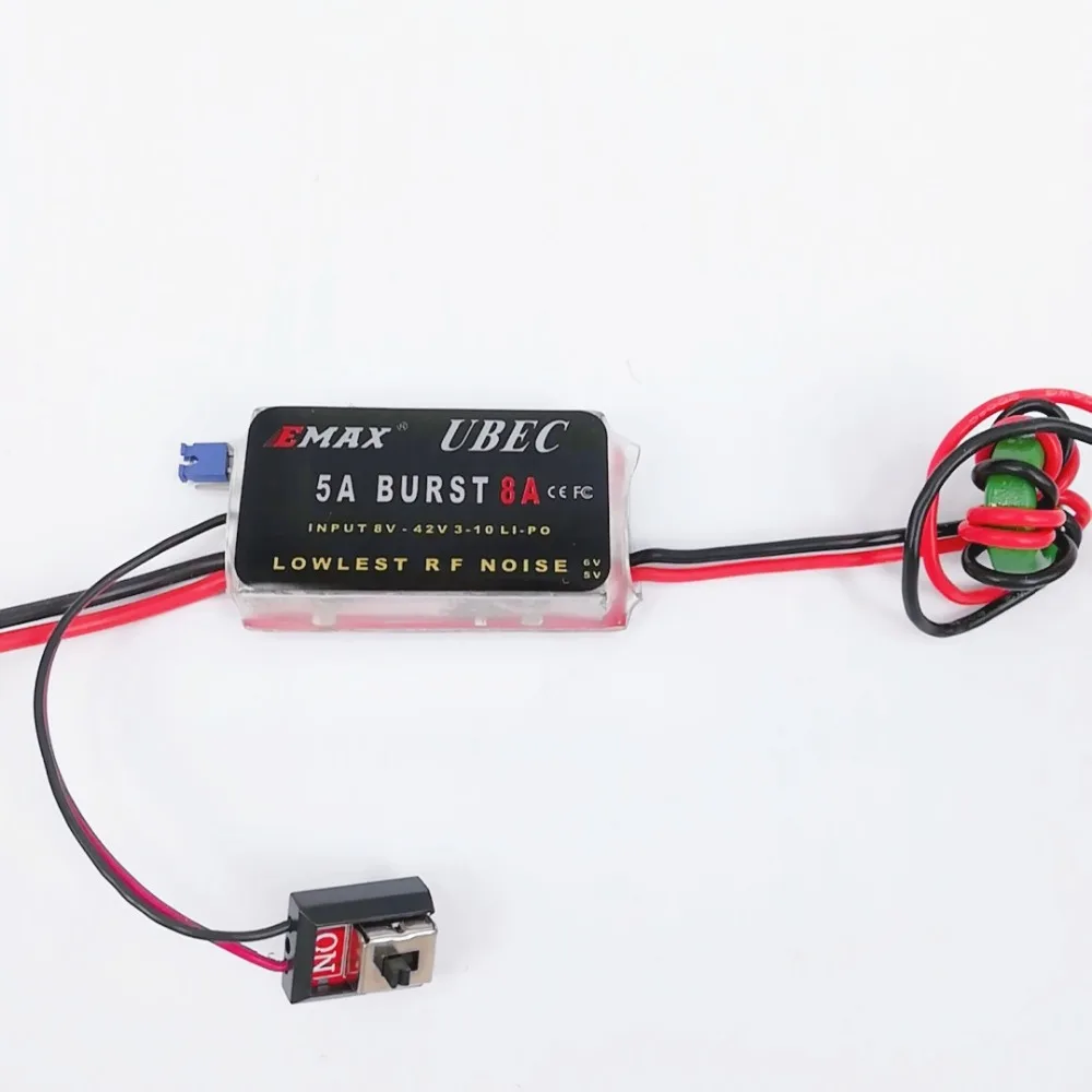 

EMAX 5 Amp High Voltage Switch Model UBEC ESC RC Speed Controller Brushless Motor RC Airplane Helicopter