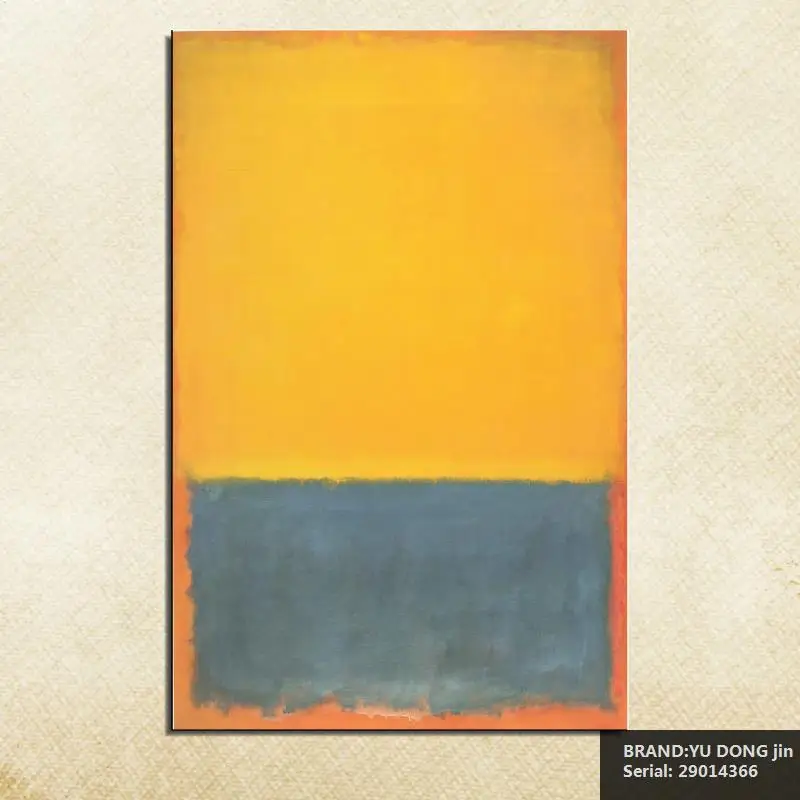 Классическая картина маслом Mark Rothko натюрморт рисование художественный спрей без