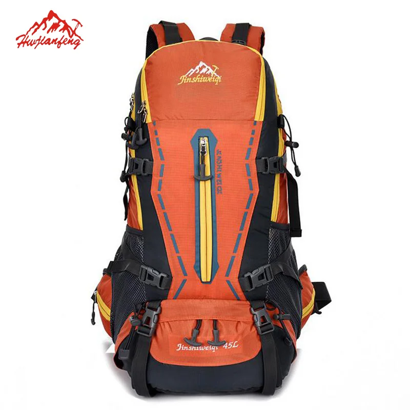 

Men's Women's Pro Hiking Backpacks mochilas Outdoor Sport Bags Waterproof Camping Trekking Shoulder Bags Backpacks Rucksacks 45L