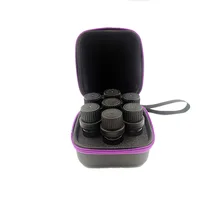 Портативный хранения Коробка для бутылочек для эфирных опорный держатель Чехол Парфюмерное масло лак для ногтей дорожная сумка