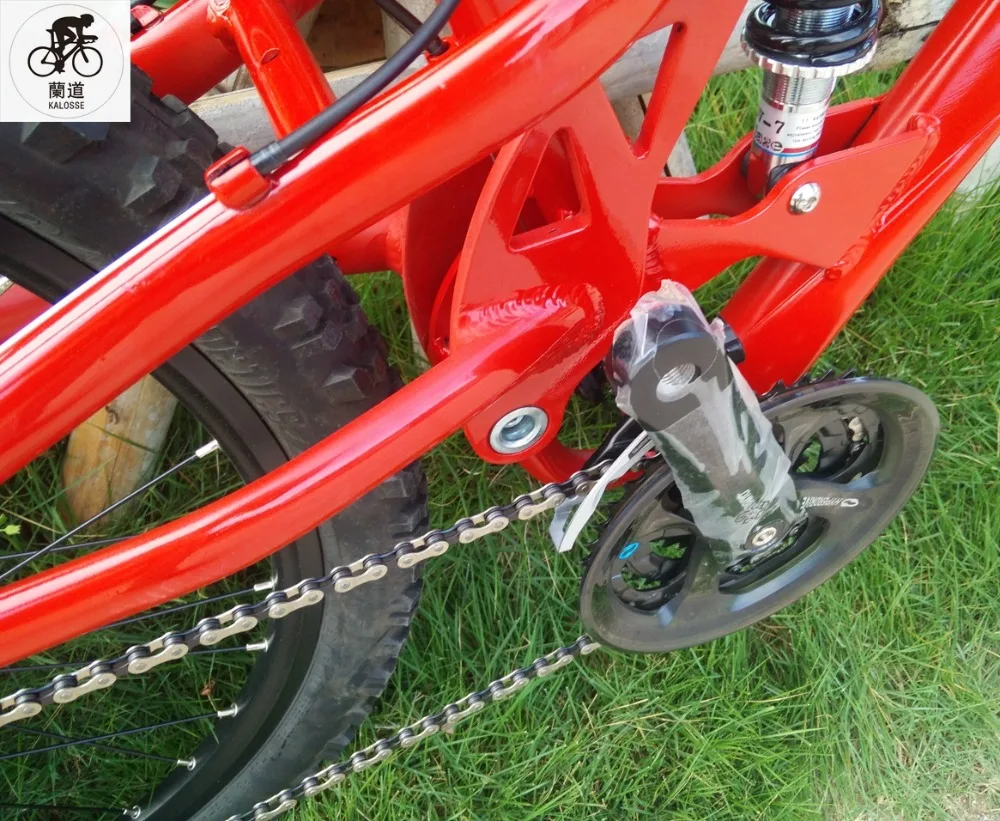 Top Kalosse 24/27/30 speed  Mountain bike  DIY  colors  20*110mm  tyre dirt bike, bicycle, Downhill DH 26*2.35inch bikes , 4