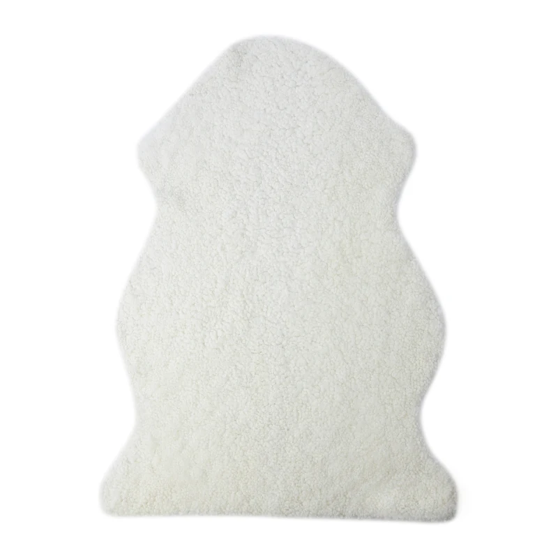 

Geninue Curly Sheepskin Rug European Style Sofa Cover Real Curly Sheepskin Rug Chair Cover Soft Warm Sofa Seat Pad Bedside Rug