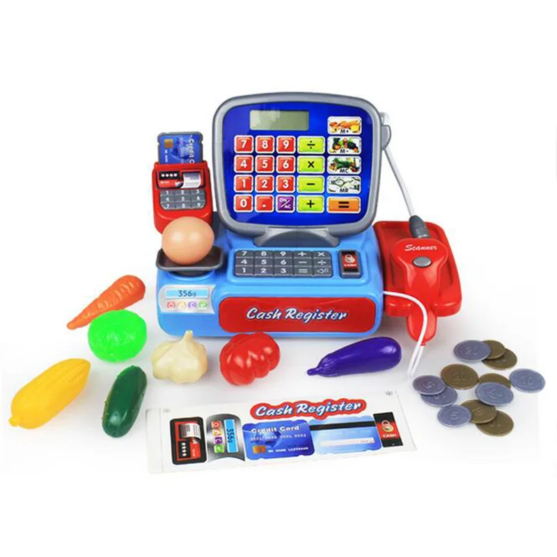 

Supermarket Mini Shop Shopping Grocer Minimarket Till Register Cashier Simulation Furniture Checkout Pretend Play House Toy