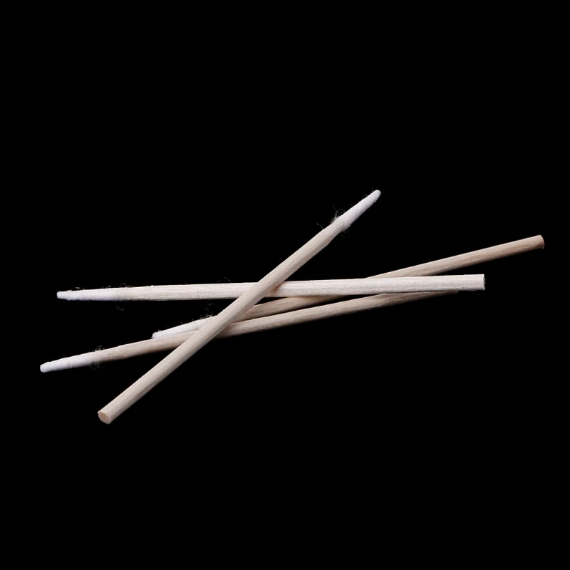 100Pcs/Pack Cotton Swab Women Makeup Cotton Buds Tip For Medical Wood Sticks Tattoo Eyebrow Makeup Nail Dedicated Tools 5
