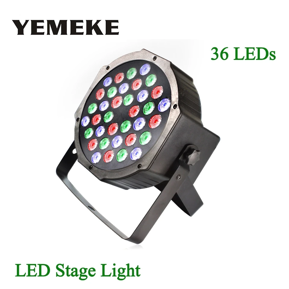 DMX Led Par Lamp 36W RGB LED Stage Light Wash Dimming Strobe Light