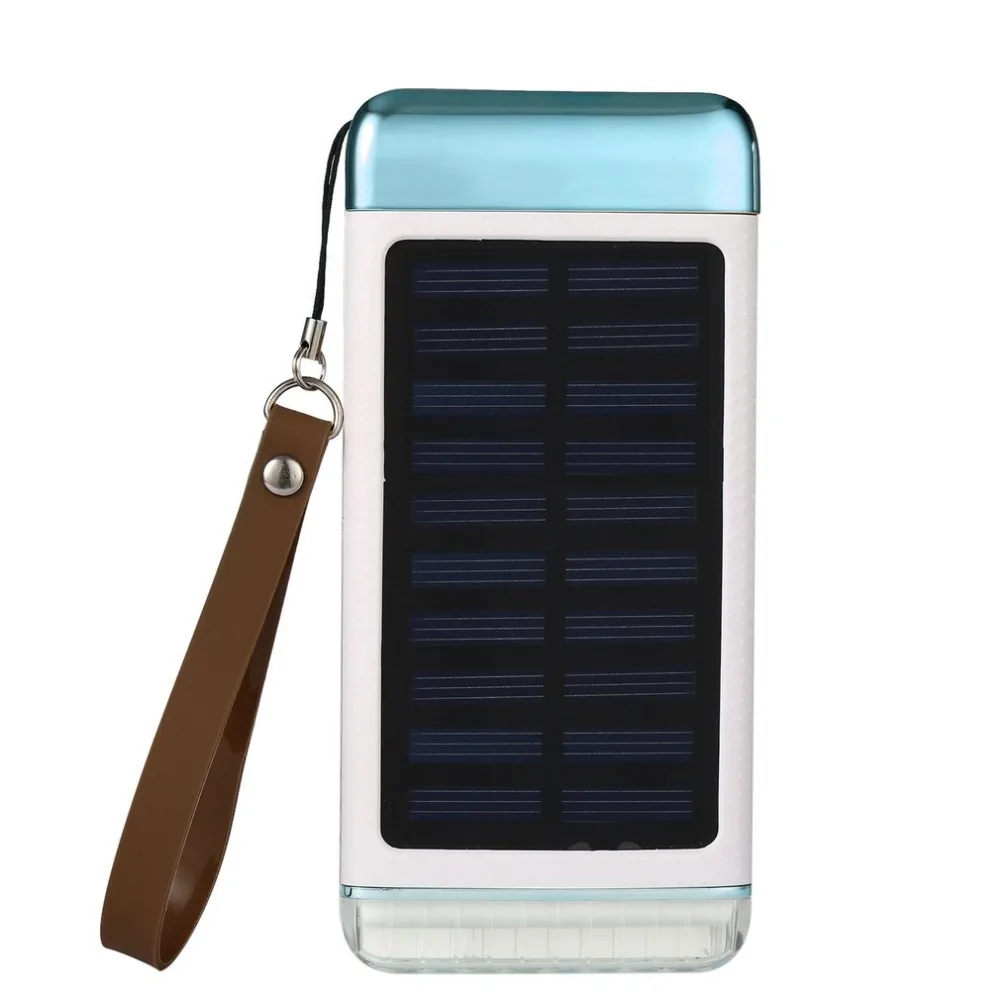 10000 мАч солнечная батарея с защитой от короткого замыкания, долговечное зарядное устройство с Двойной емкостью, внешняя батарея
