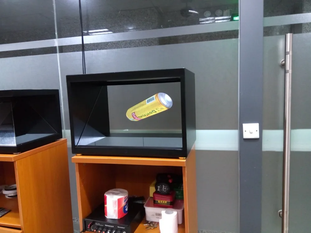 22 &quotFull HD 180 градусов 3D Голограмма дисплей витрина голограмма коробка