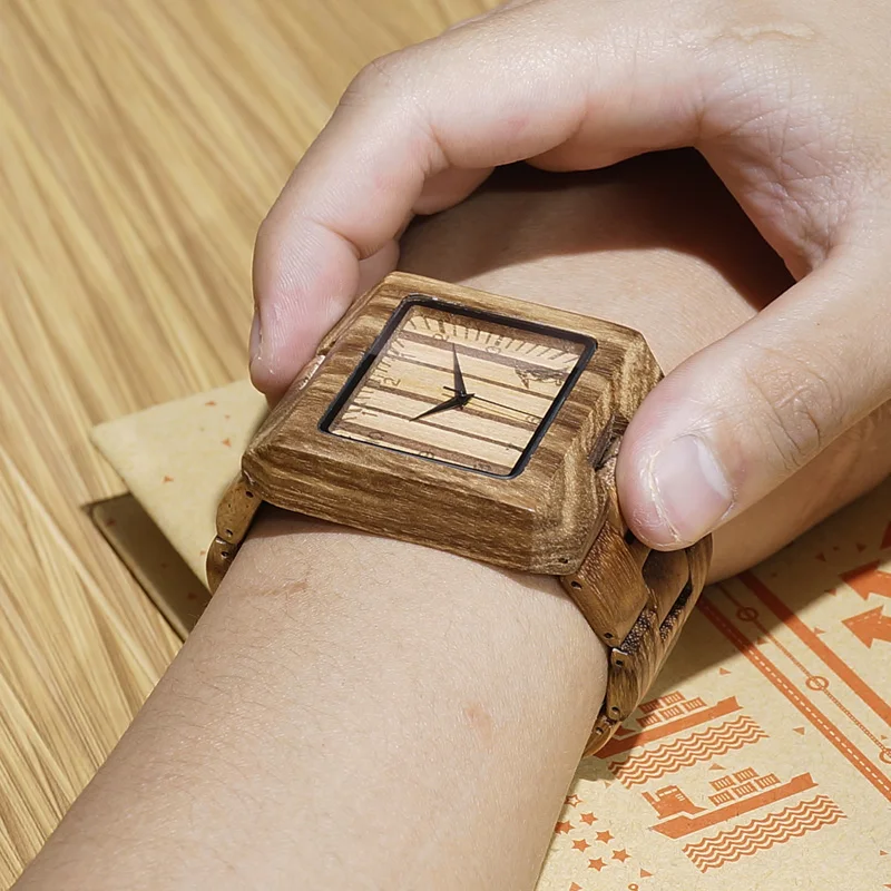 BOBO BIRD Timepieces Mens Wood Watches relogio masculin in Wooden Gift Box C-L24 Drop Shipping