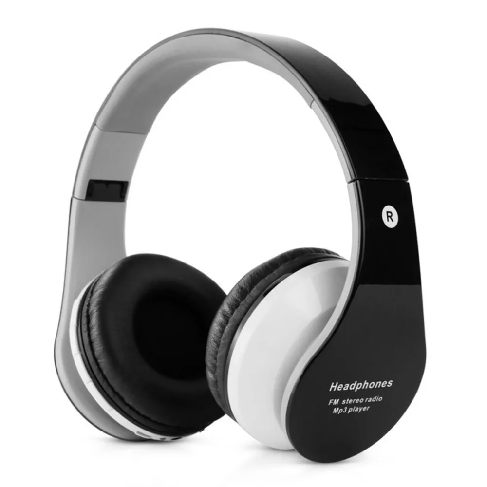 

B-01 Stereo Bluetooth Headphone Support TF Card FM Radio Microphone Foldable Earphone Compatible with Android with IOS Phone