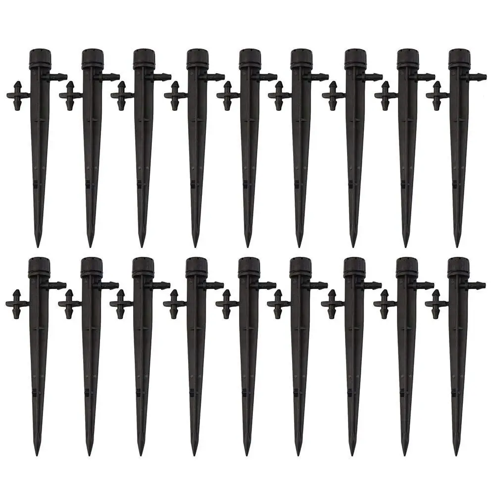 thumbnail image 2 of 50 Pieces Adjustable Irrigation Drippers, Adjustable 360 Degree Water Flow Drip Irrigation System Drip Emitters Perfect For 4 7mm Tube By Korty 2 of 11