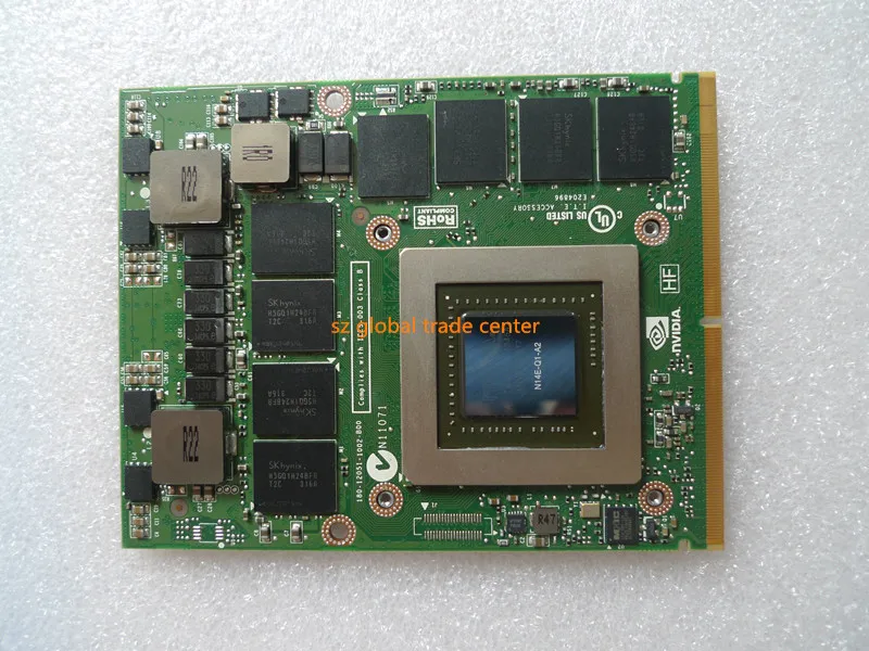 

M6700 N14E-Q1-A2 K3000M VGA Card NVIDIA Quadro 2GB DDR5 Graphic Card for DELL M15X M17X M18X