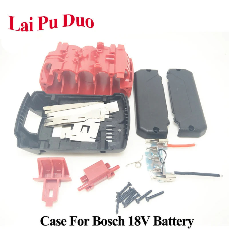

Power Tool Battery Plastic Shell Replacement Case For Bosch 18V Cover BAT618 ( No Cells Inside )