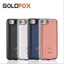 Goldfox Запасные Аккумуляторы для телефонов Батарея чехол для iPhone 6 6S 7 внешнего резервного Батарея Зарядное устройство чехол для iPhone 7 Plus 6 Plus 6S Plus