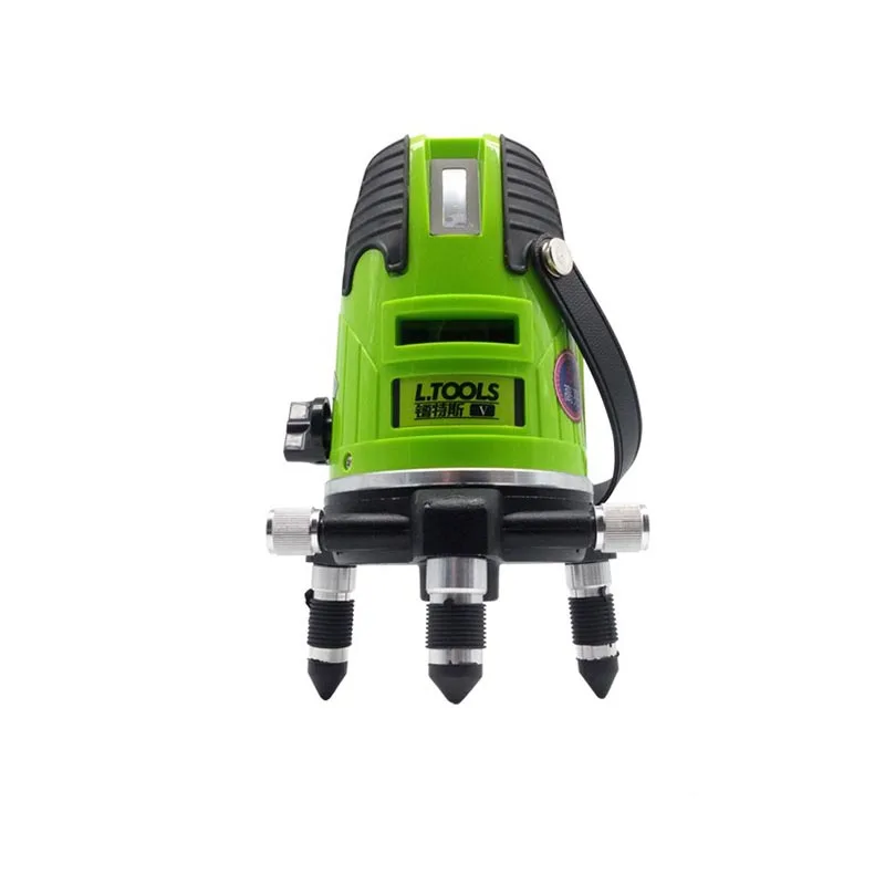 

10 times high precision 5 line lithium ion rechargeable battery level infrared laser line projector