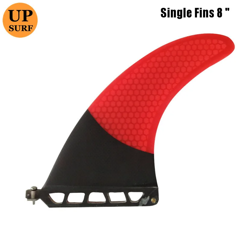 Surfboard Fin 8"Length Surfboard Center Fins Longboard Single Fins High Sale Fiberglass Fin