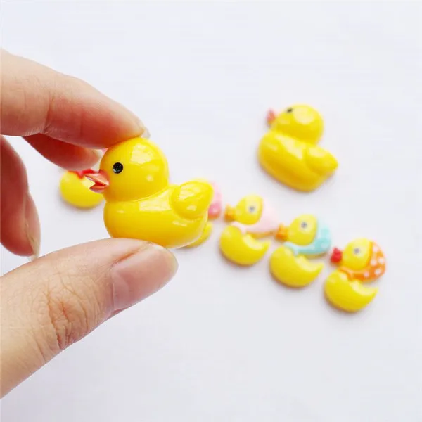 Cute Ducks Family Fridge Magnets Toys Figures 8pcs - 2