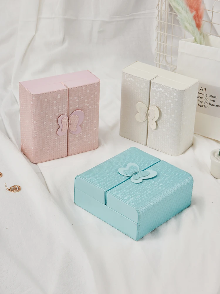 

Ring Jewelry Box Portable Creative Mini Travel Jewelry Earrings Storage Box