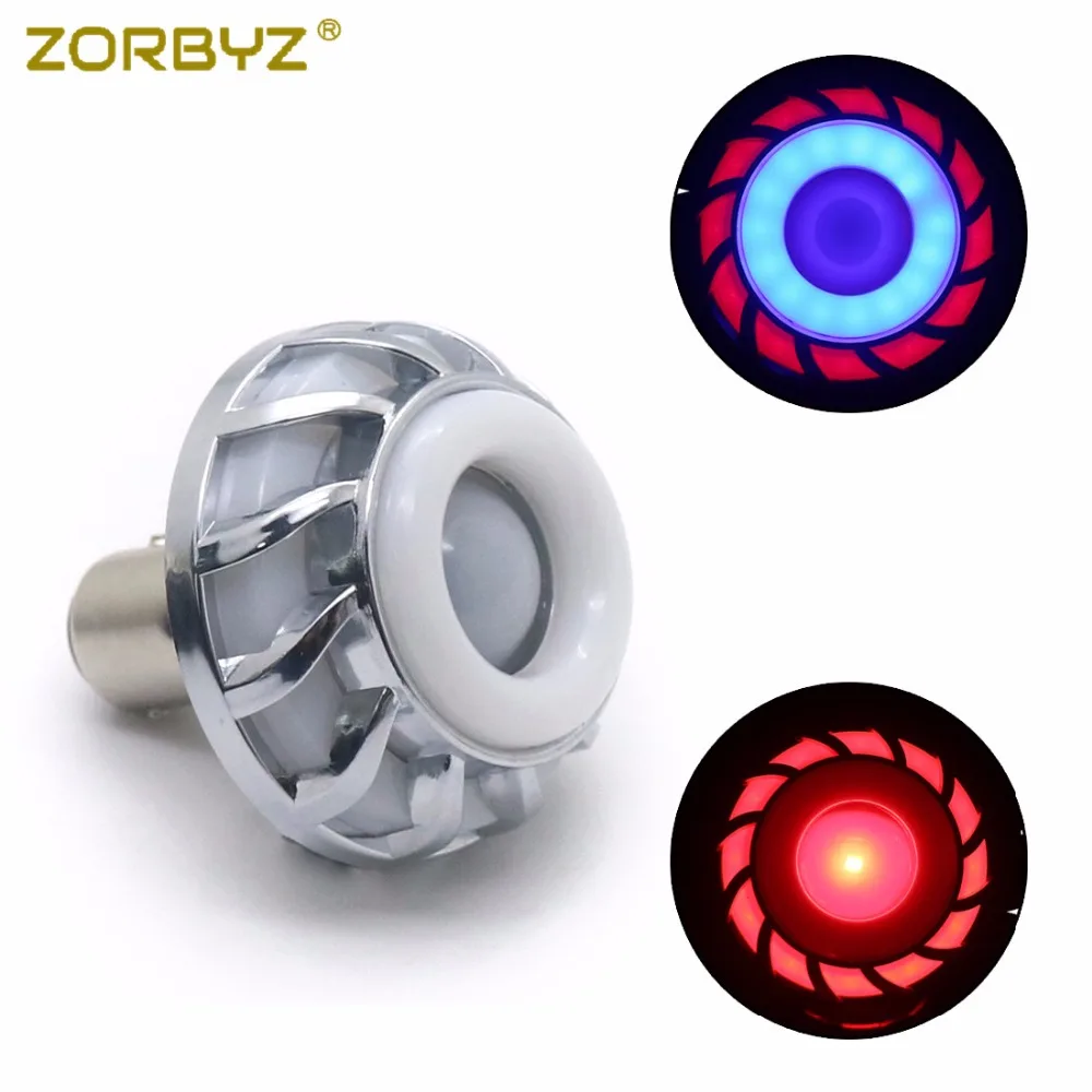 ZORBYZ 1 шт. мотоцикл 1157 Led BAY15D стробоскосветильник мигающий светодиодный фонарь
