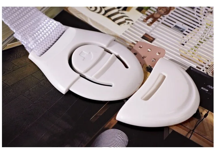 Kids Safety Locks Cabinet Door Children Kids Drawer Refrigerator Locks Children Safety Protection Plastic Security Locks Straps