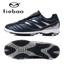 TIEBAO 2017 Professional Boy Soccer Cleats TF Turf Trainers Football Soccer Shoes Indoor Man Training Sneakers