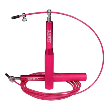 

Adult Steel Wire Jump Rope Aluminum Alloy Handle Racing Jumping Bearing Skip Ropes Body Building Fitness Accessories