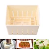 Hot DIY Plastic Tofu Press Mould Homemade Tofu Mold Soybean Curd Tofu Making Mold With Cheese Cloth Kitchen Cooking Tool Set ► Photo 1/5