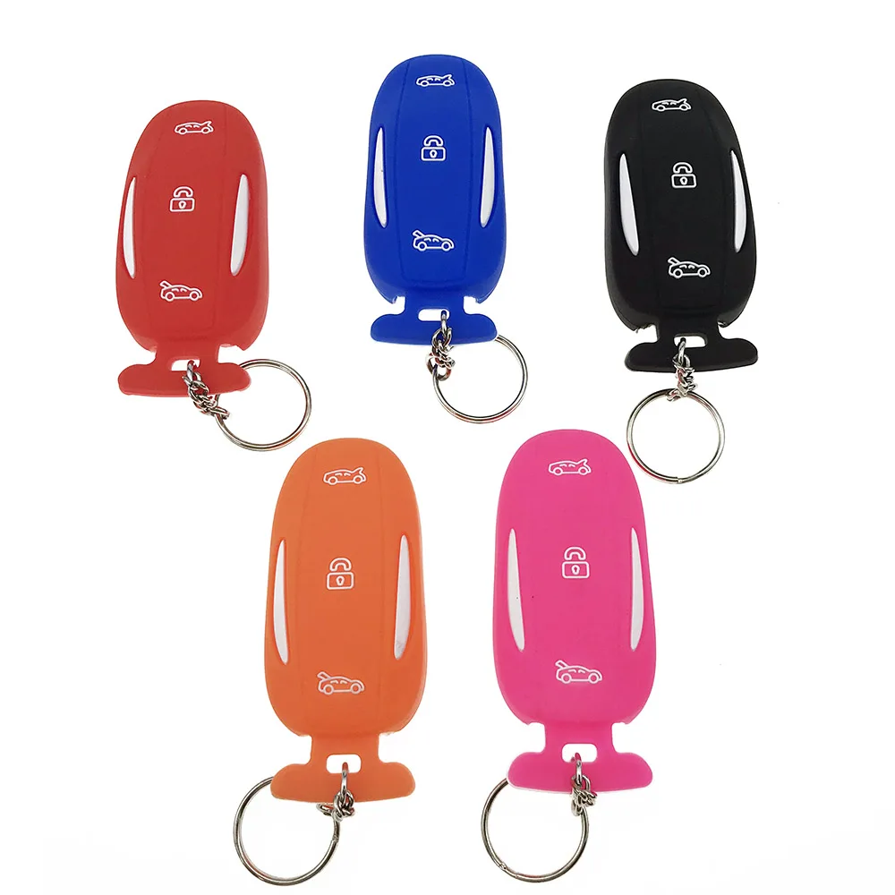 

Silicone Key Case For For Tesla Model X Automobiles Key Cover Shell Styling For Tesla Model X Decoration Styling Accessories