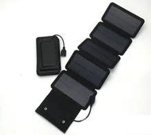 New 7.5W Solar power bank 5V/1.5A mobile powerbank universal portable Mono Silicon solar Panel charger