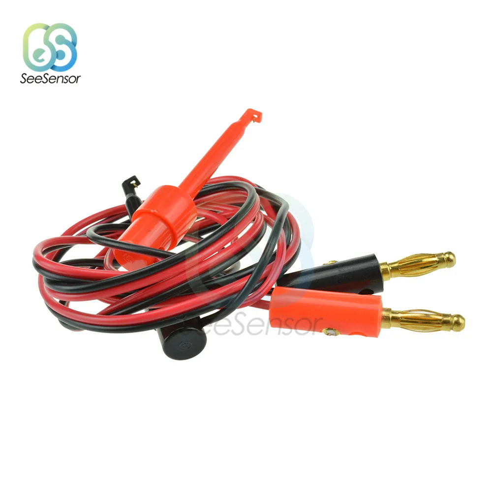 Multimeter Test Leads 1 Pair Banana Plug To Test Hook Clip Probe Cables For Multimeters - New, Unbranded Multimeter Probe Leads - Foto 3