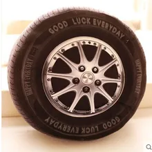 Индивидуальность творческие реалистичные 3 d автомобиль tire treads плюшевые подушки для опираясь на Мальчик игрушечный автомобиль подушки, которые занимают дома