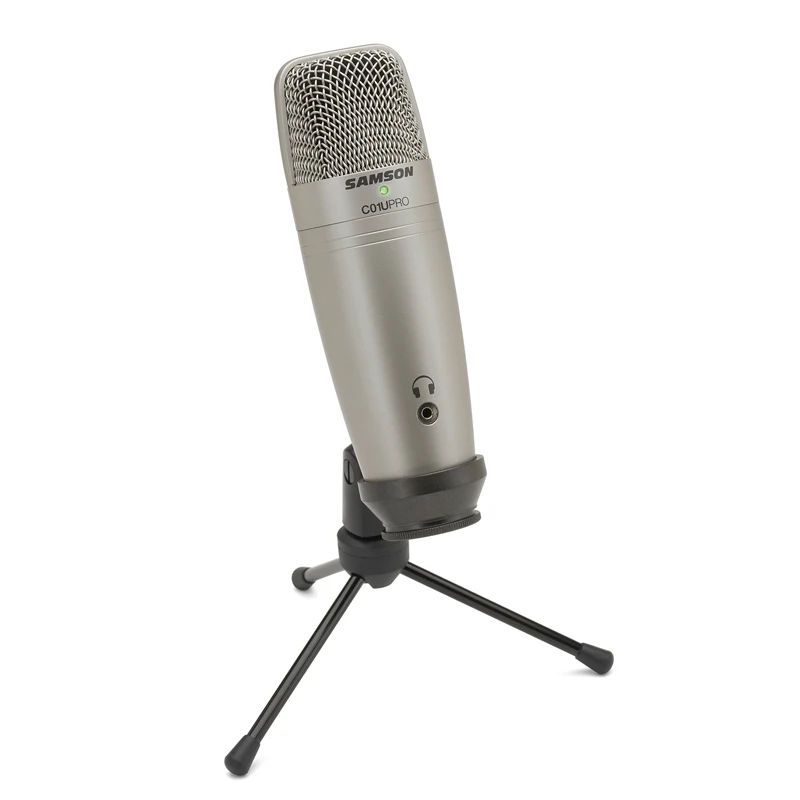 

Original Samson C01U Pro USB Studio Condenser Microphone for Youtube Videos condenser/computer microphone for broadcasting