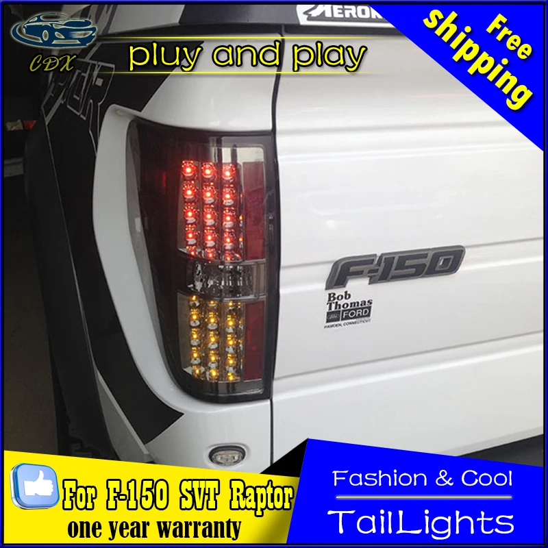 

Car Styling Tail Lamp for Ford Raptor F150 2009-2013 Tail Lights LED Tail Light Rear Lamp LED DRL+Brake+Park+Signal Stop Lamp