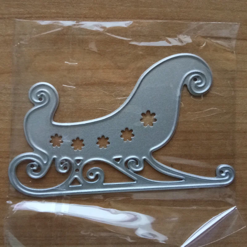 Metal sled cutting dies Stencils for DIY Scrapbooking photo album Decorative Embossing Paper Cards | Канцтовары для офиса и