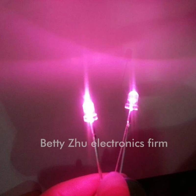 200 шт./лот новый оригинальный 3 мм DIP LED светоизлучающий диод прозрачный корпус