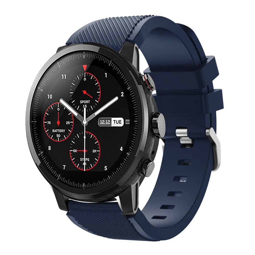 Спортивные ремешки для часов Amazfit Stratos модные повседневные часы из мягкого