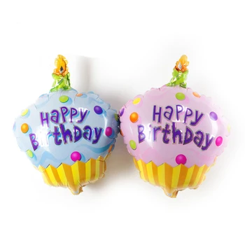 

Mini birthday cake Pink Blue Foil Balloons Birthday Wedding Celebration Decor Air Balloons Event Party Supplies wholesale
