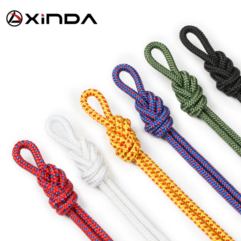 XINDA Escalada Paracord веревка для скалолазания аксессуары тросик 4 мм диаметр высокая сила Паракорд безопасности веревка выживания Оборудование