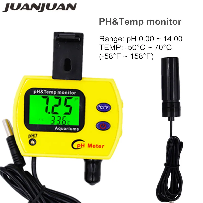 Ph-метр тестер качества воды онлайн монитор PH& Temp метр pH-991 анализатор подкисления для Аквариума Бассейн Скидка 40