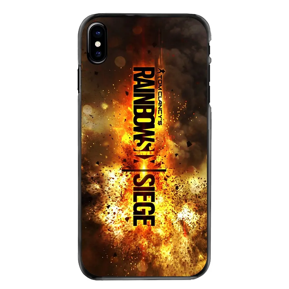 ciffer prinsesse Korea Phone Skin Case Rainbow Six Siege Operation Black Ice logo For iPhone 4 4S  5 5S 5C SE 6 6S 7 8 Plus X XR XS Max iPod Touch 4 5 6|Fitted Cases| -  AliExpress