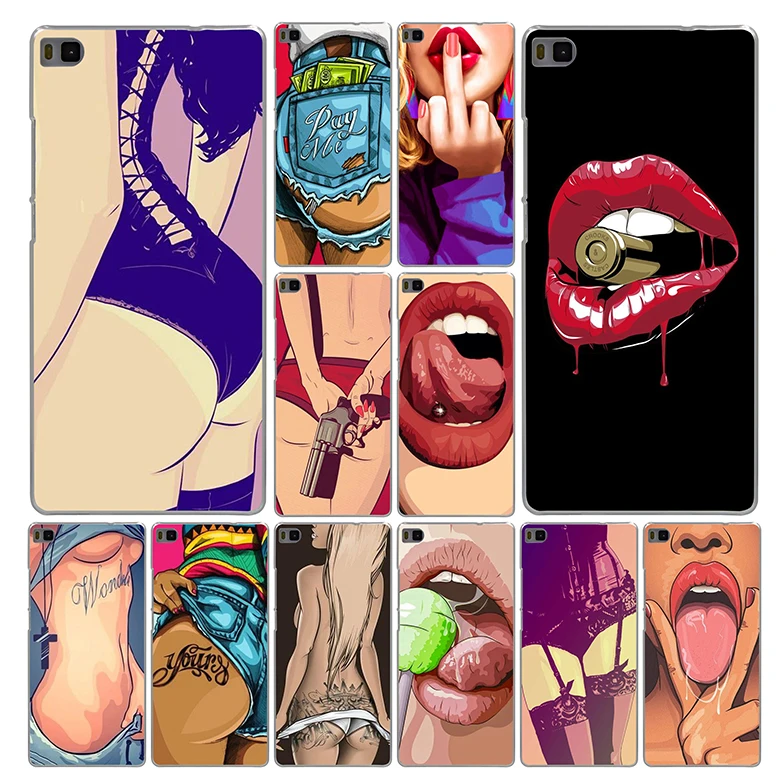 Чехол Lavaza Sexy lady с красными губами для huawei P20 P10 P9 P8 Lite Plus Pro 2017 2016 2015 P Smart 2019 |