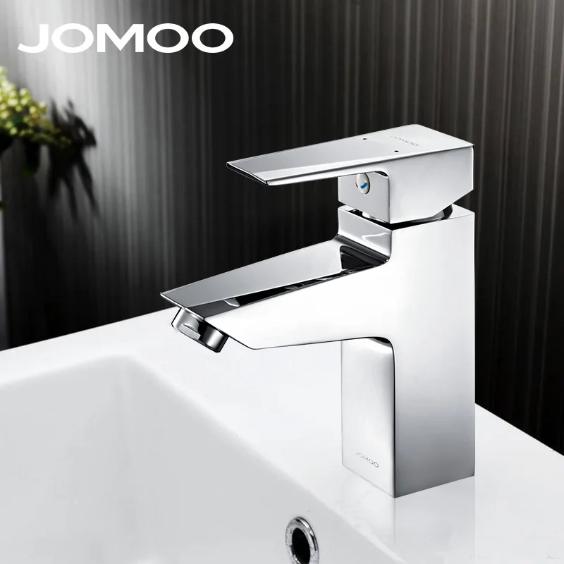 JOMOO bathroom faucet mixer tap chrome finish silicone brass leadfree