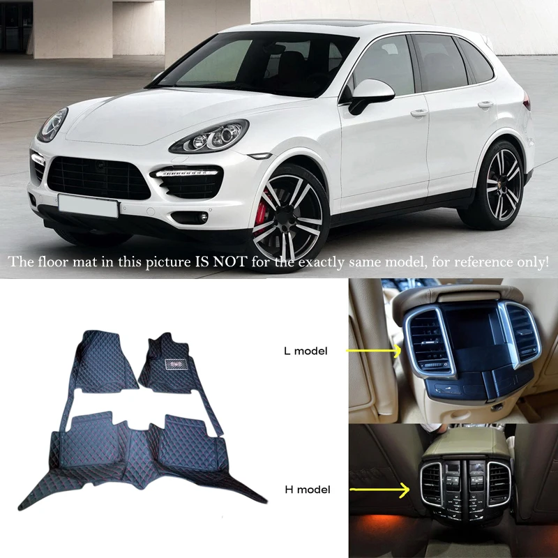 

Car Interior Front&back Floor Mats And Carpets Protector Cover For Porsche Cayenne 2011-2016