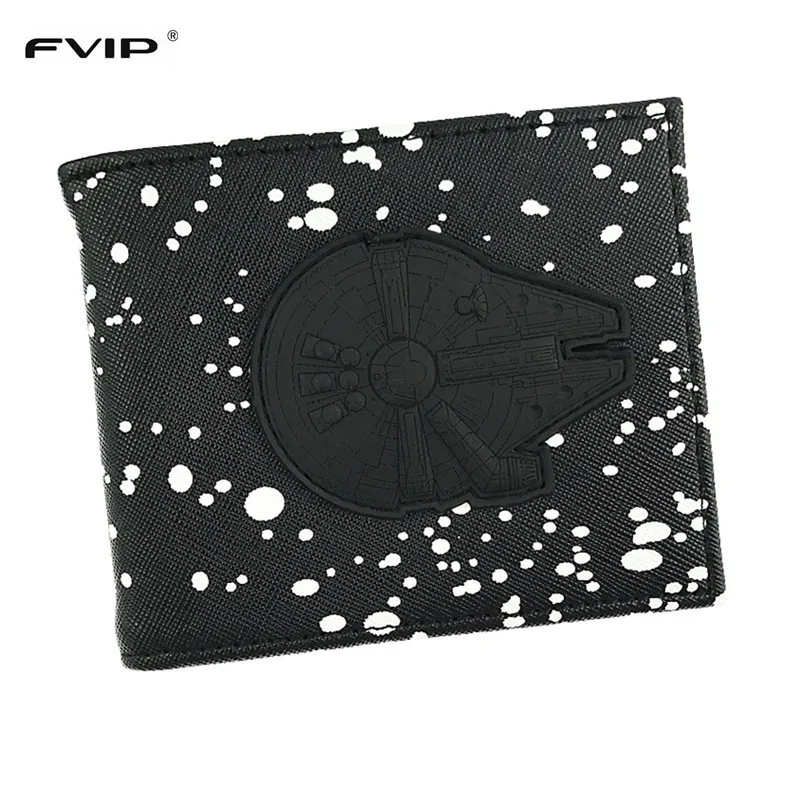 

FVIP Star Wars /Harley Quinn / Star Trek /Zelda Wallet Millennium Falcon Model Short Men's Wallets With Card Holder Dollar Price