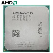 AMD Athlon II X4 730 разъем FM2 65 Вт 2,8 ГГц 904-pin четырехъядерный процессор cpu настольный процессор X4 730 разъем fm2