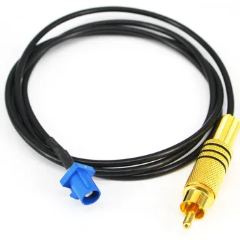 

GPS Antenna Cable Fakra C male to RCA male Pigtail RG174 1.5M