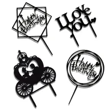 Акриловое приглашение на свадьбу Mr Mrs невеста жених свадьба любовь торт Топпер украшения для праздника